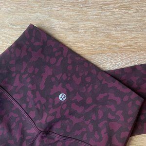 Lululemon Magenta Camo Leggings | Align 25"